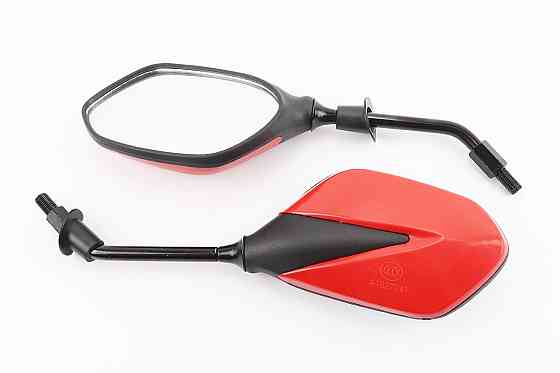 Дзеркала к-кт "Lux" червоні з чорною вставкою, м10, тип 1 Киев