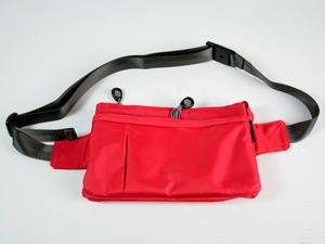 Поясна сумка червона "STP" Київ - фото 1
