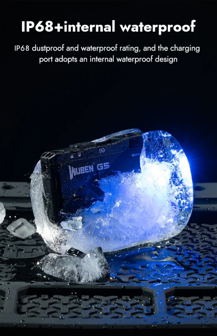 Фонарь брелок Wuben G5 EDC с красным светом + RGB свет Черный Винница - изображение 9