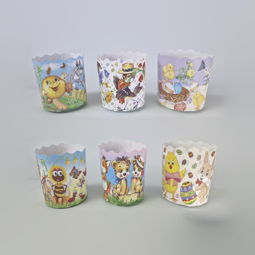 Форма для Великодня паперова (85*70) Казкова (150 г) (50 шт.) Харків - фото 1