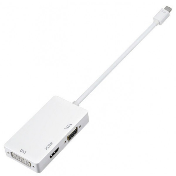 Перехідник mini DisplayPort M --> HDMI/VGA/DVI (24+5), FHD 1080p (S0713) Киев - изображение 7
