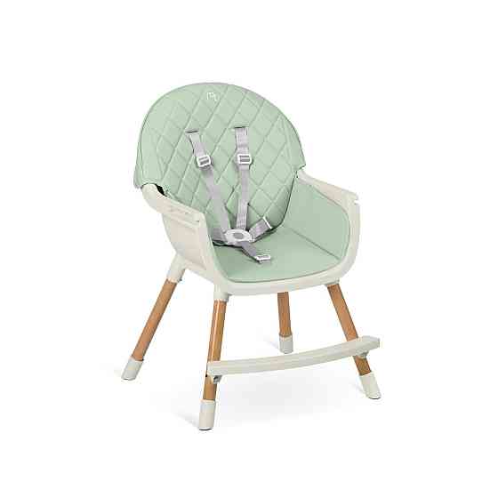 Стільчик для годування Nukido Lilo 63 х 64 х 93 см - м'ятно-білий Київ