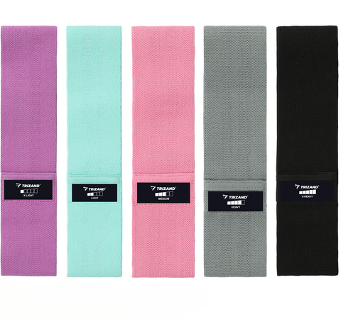 Набір еспандеров для фітнесу 5 шт 5-35 кг з чохлом Trizand (25877) Нововолинськ - фото 3