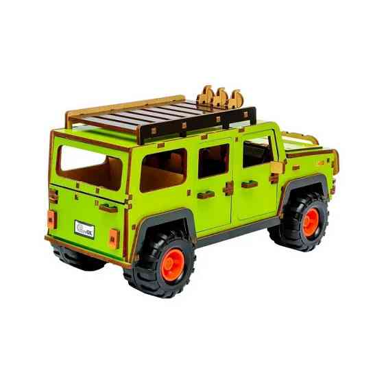 Дерев'яний 3D конструктор "Позашляховик" Puz-00951, 123 деталі Вінниця