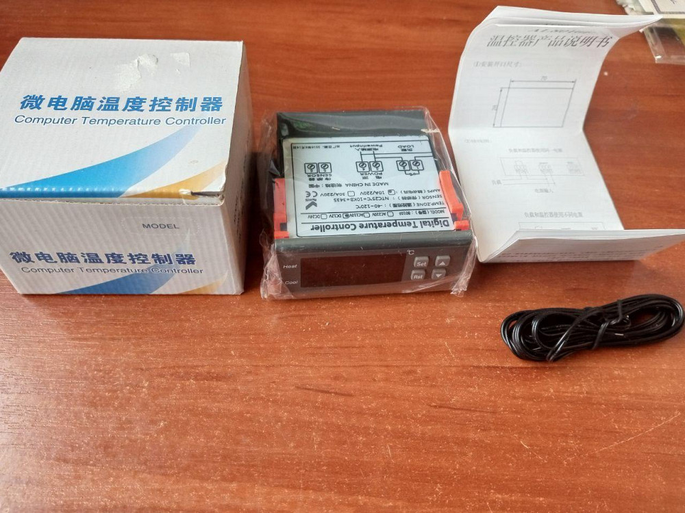 Цифровий регулятор температури 8010F 110/220V Інтелектуальний цифровий дисплей Полтава - изображение 1