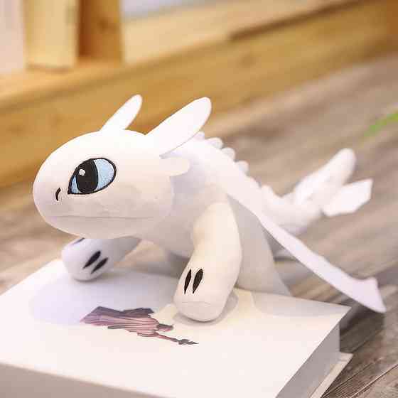 Игрушка на машину дракон Дневная фурия с присоской,Белый SBR Киев