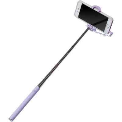 Монопод для селфі Grand-X Elegant 3,5 U-кріплення, бузковий (E3UPR) Вінниця