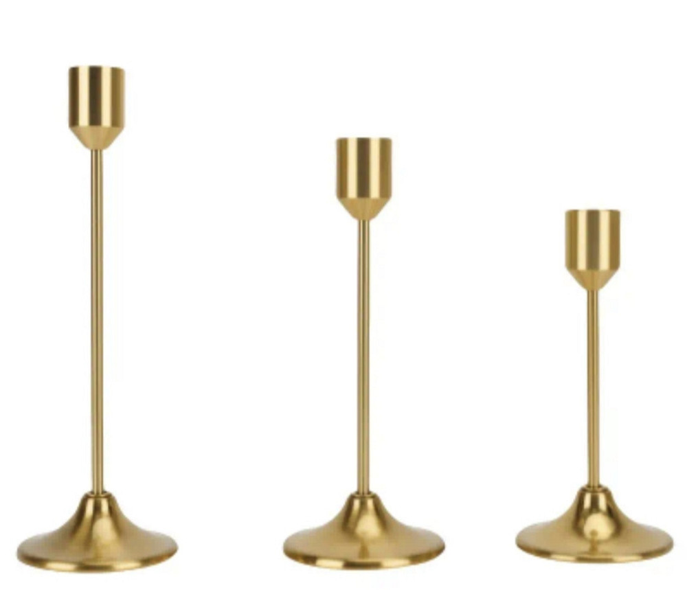 Підсвічники 3 шт мідного кольору Смела - изображение 2