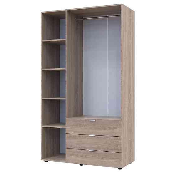 Шкаф распашной для одежды Doros Гелар 116,2х49,5х203,4 см Дуб сонома (DRS-011101) Днепр