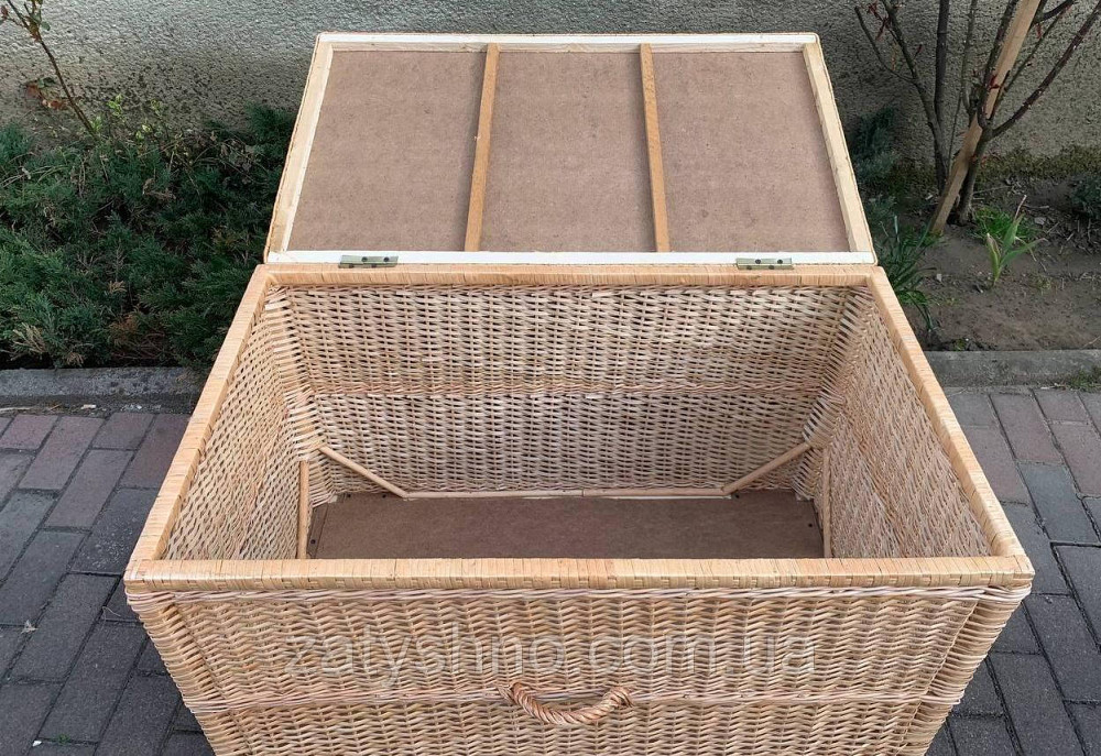 Ящик с крышкой из лозы большой Киев - изображение 7
