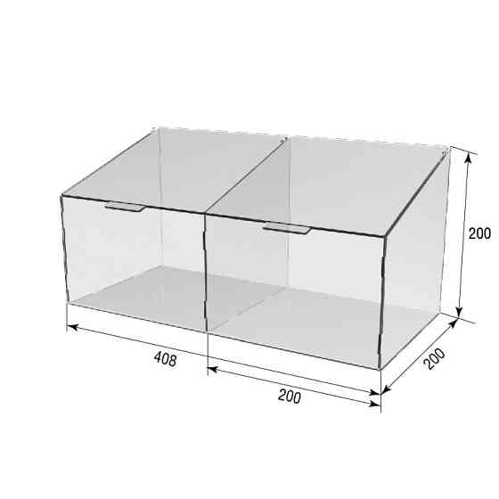 Диспенсер EKOSTAR для мармеладов, снеков, орехов 2 ячейки Киев