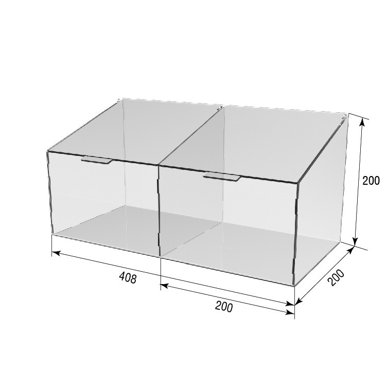 Диспенсер EKOSTAR для мармеладов, снеков, орехов 2 ячейки Киев - изображение 4