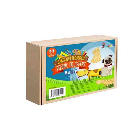 Набір дитячої творчості Розпис по дереву "Магніти-песики" РД-012 Вінниця