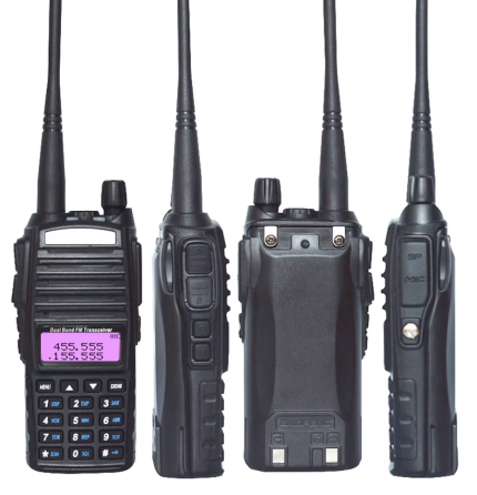 Рація портативна Baofeng UV-82 8 W (радіус 10 км) Чорний Київ