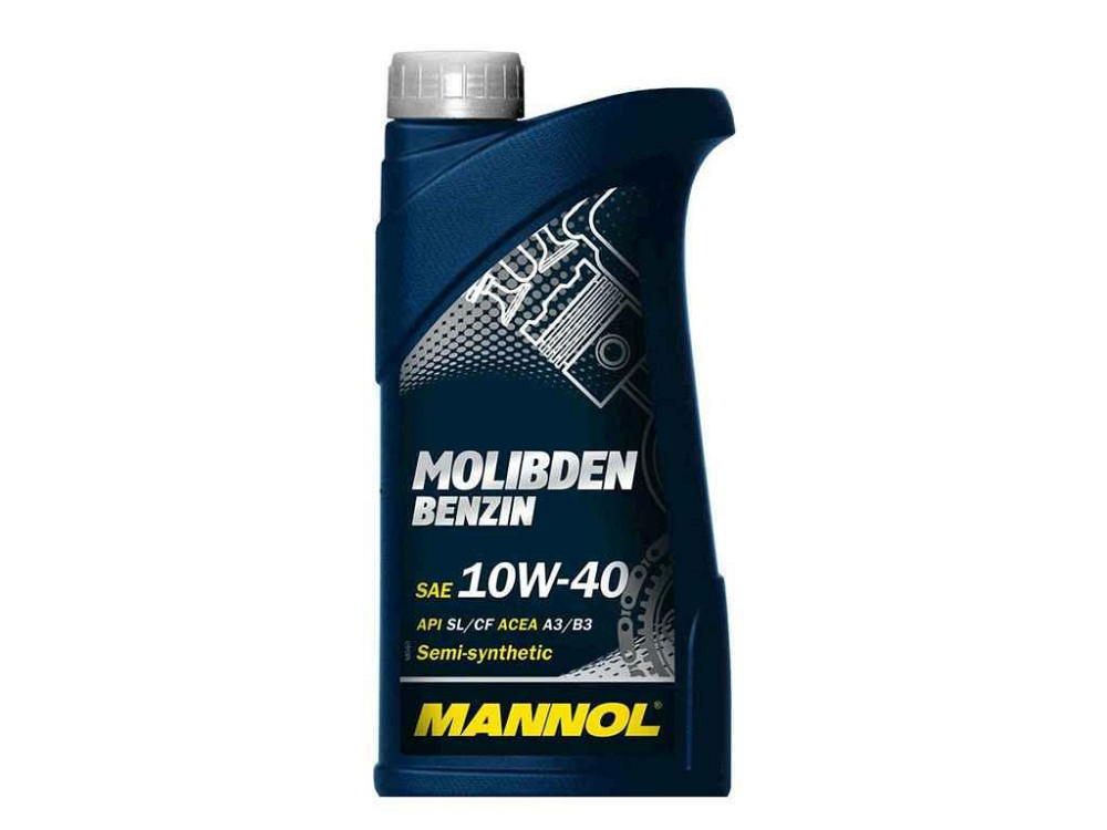 Масло моторное полусинтетическое MOLlBDEN BENZIN SAE 10W-40 1л ТМ MANNOL Киев - изображение 1