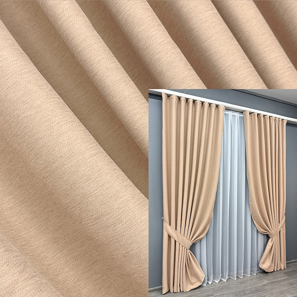 Шторная ткань блэкаут двусторонний коллекция 