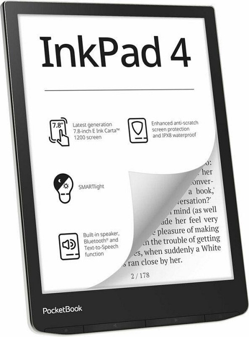 Електронна книга PocketBook 743G InkPad 4 Stundust Silver (PB743G-U-CIS) Сріблястий Харків - фото 2