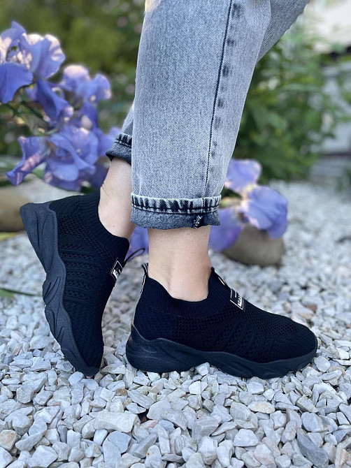 LB Сліпони жіночі LB 778-1 чорні (весна-літо, сітка) (5071) Коломия - фото 8