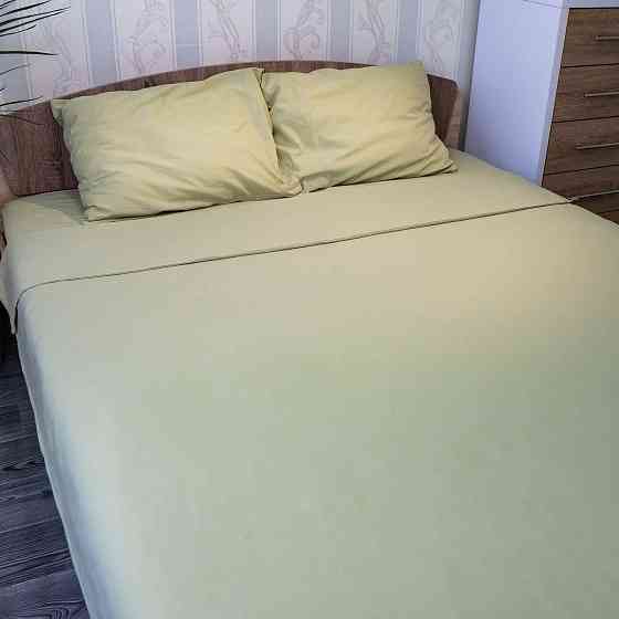 Підковдра 180x215 Поплін GM Textile 120 г/м2 Бавовна (Оливковий) Суми