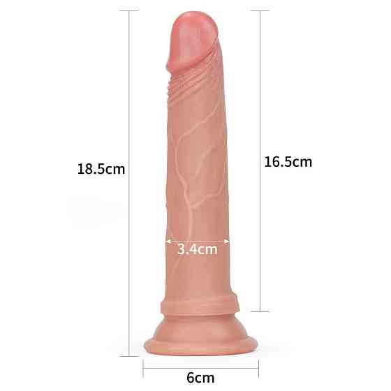 Фаллоимитатор - Dual-Layered Silicone Cock 7