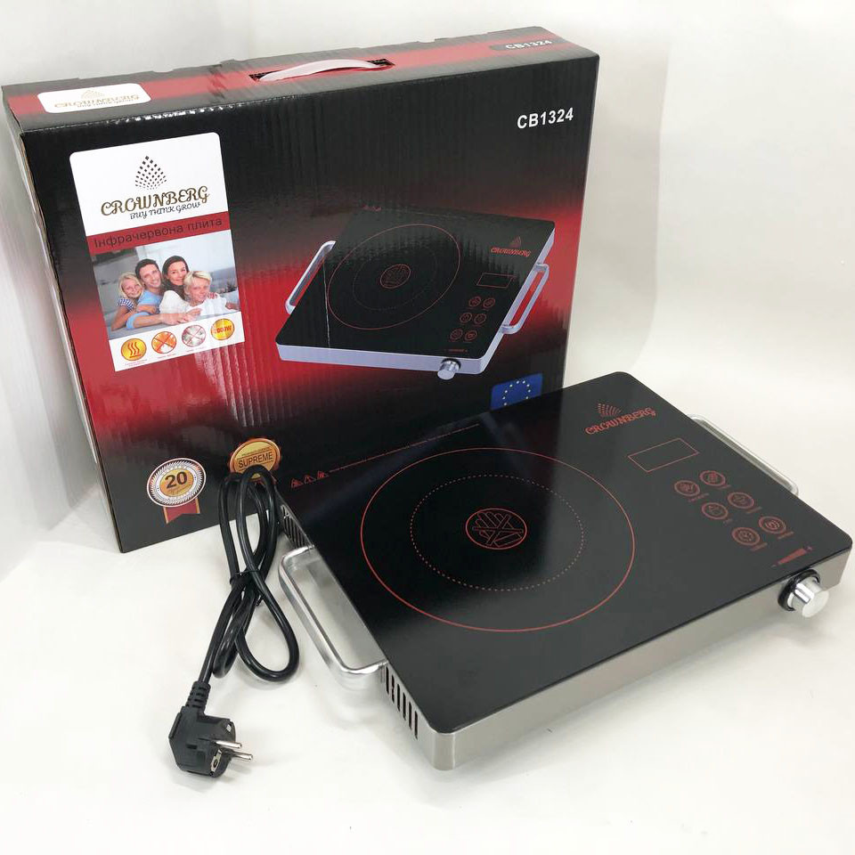 Переносна компактна електроплита, Переносна настільна електроплита, Інфрачервона плита для дому JG-72 Івано-Франківськ - фото 8