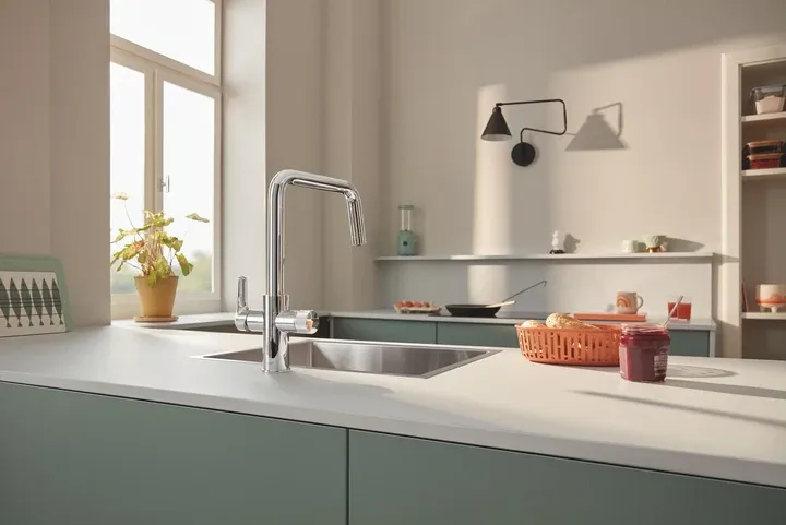 Змішувач для кухні з підключенням до фільтру Grohe Blue Pure Eurosmart 30583000 Київ - фото 7