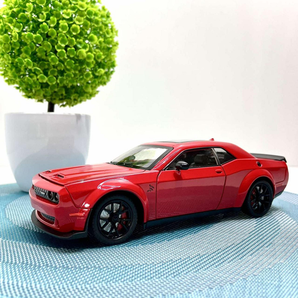 Машинка металева Авто Експерт Chevrolet Camaro 1:24 відчиняються двері капот багажник світло/звук Червона (GT-12099) Чернігів - фото 1