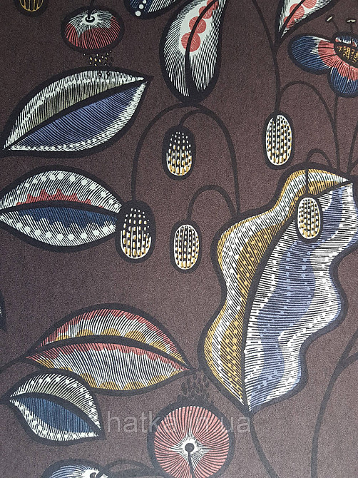 Шпалери флізелінові еко Khroma Zoom Bahia 0.53х10.05 м квіти листя різні кольори Київ - фото 8