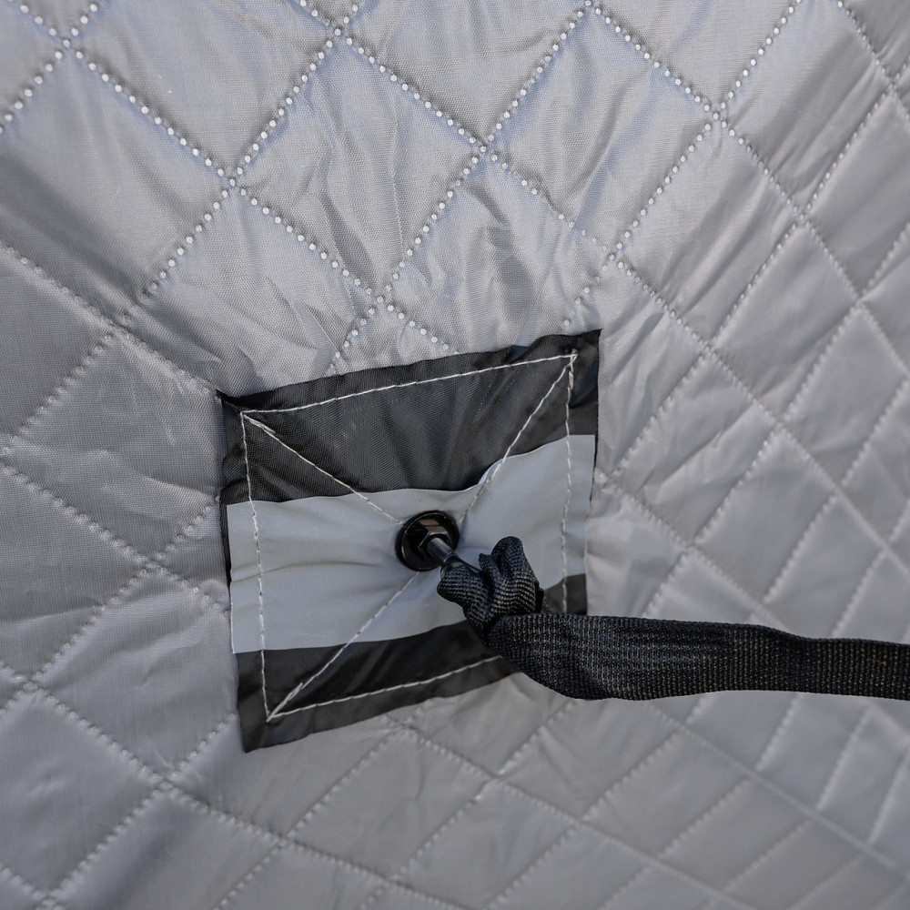 Намет зимовий утеплений "куб" 210х210х210 для рибалки туризму кемпінгу та подорожей Сірий LU-BD18G Коломия - фото 9