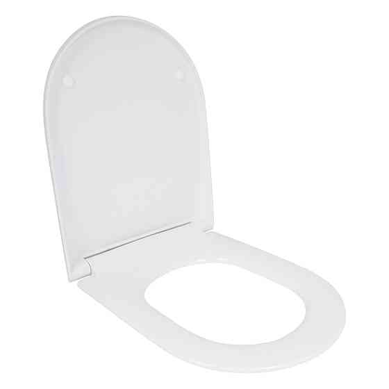 Qtap Сидіння для унітаза (Robin 520, Scorpio 520) 465x363x60 мм, White, з мікроліфтом, Slim Duroplast, MagLock QTSC179W48916 Київ