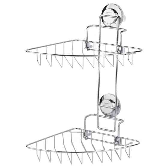AQUATICA Корзина на вакуумных присосках двойная s38 212×252×373мм AQUATICA (9783832) Киев