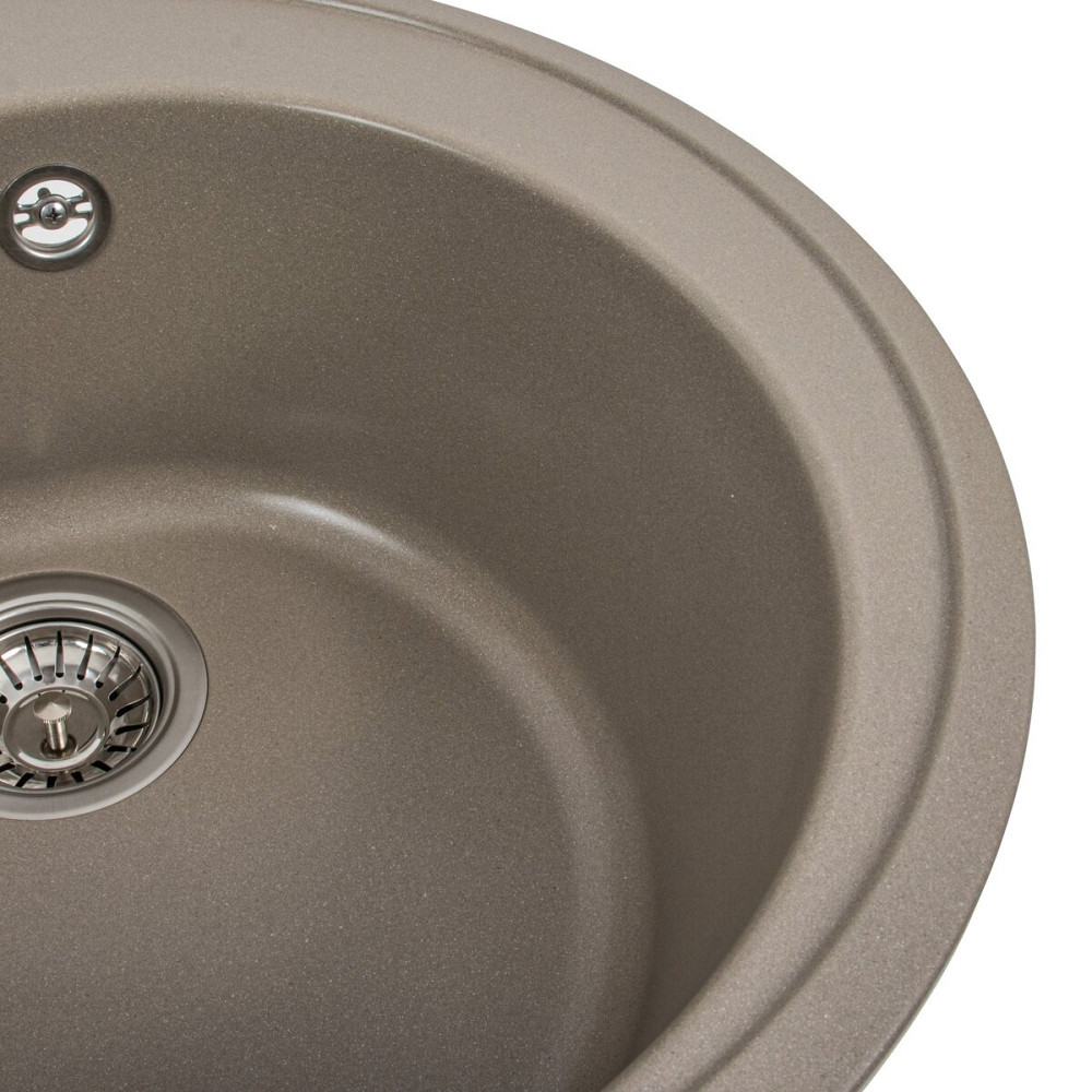 Гранітна мийка для кухні VALESO LUNA 510 матова Титан Коломыя - изображение 3