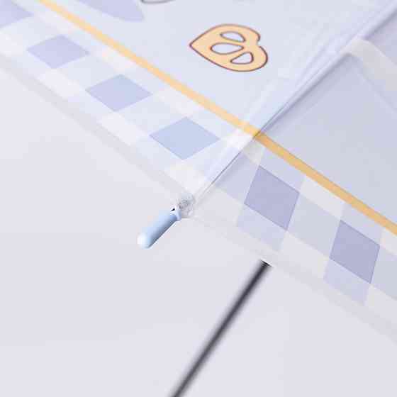 Детский полуавтоматический зонт-трость голубой 94 см Киев