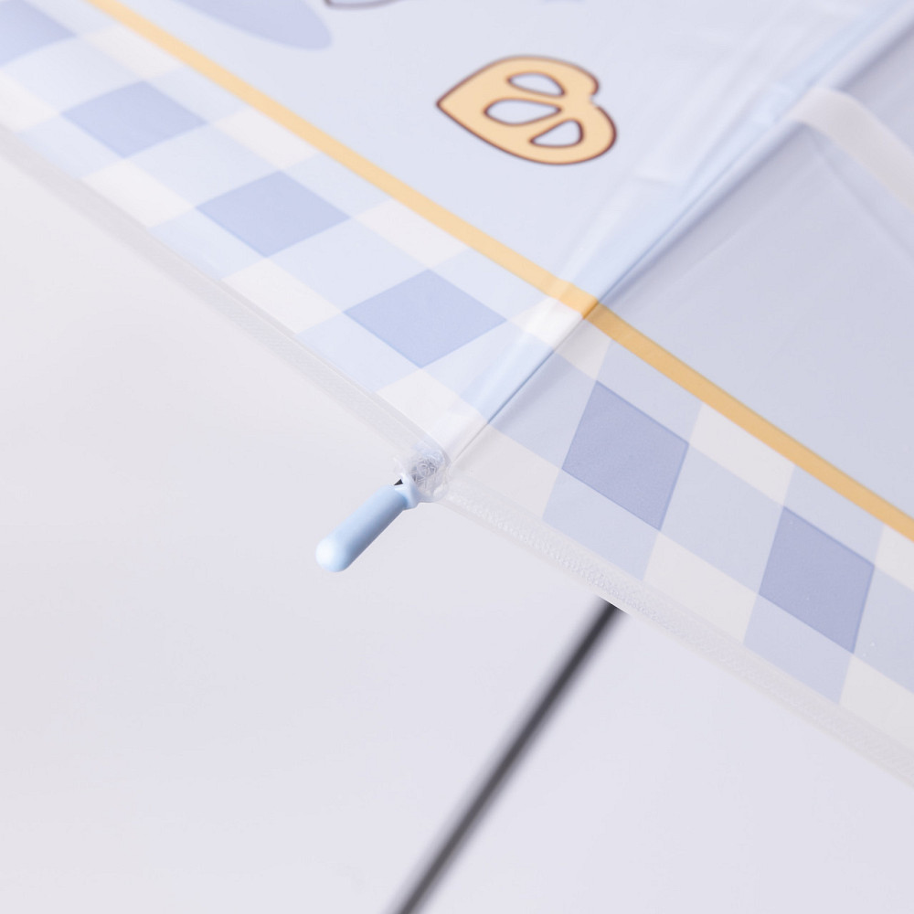 Дитячий полуавтоматичний зонт-трость, голубий 94 см Київ - фото 5