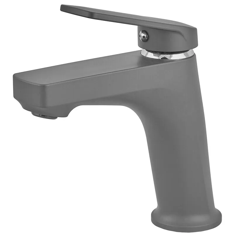 Змішувач для умивальника Plamix Lucas-001 SET Graphite (з підведенням) (Колір графіт) (PM6100)   ( 21694 ) Харьков - изображение 1