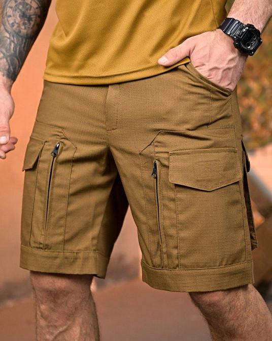 Городские тактические шорты GEN 3 койот ПП7725 Одесса - изображение 1