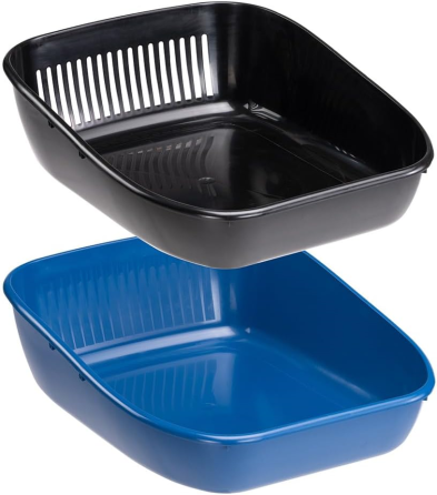 Лоток з просіюванням і антибактеріальним покриттям для кішок Ferplast Birda Basic Sanitized (Ферпласт Бірба) Запоріжжя