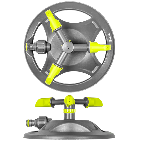 Зрошувач для поливу обертовий 3-х ріжковий на підставці BRADAS Польща Київ - фото 1