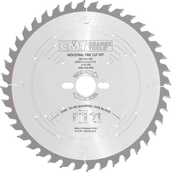 Пильный диск по дереву CMT 305х30х72z K3.2/2.2 -5° Neg (294.072.22M) Одесса
