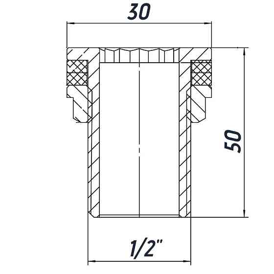 Врізання в бак 1/2″З нержавіюче SO332S OPTIMUM Киев