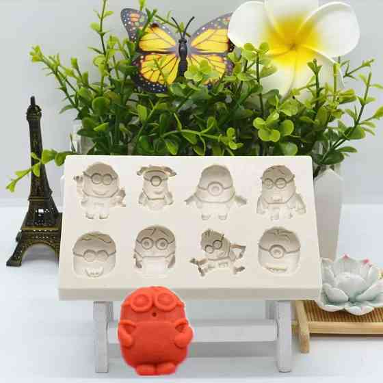 Молд силіконовий Посіпаки 12 на 7 см сірий Київ