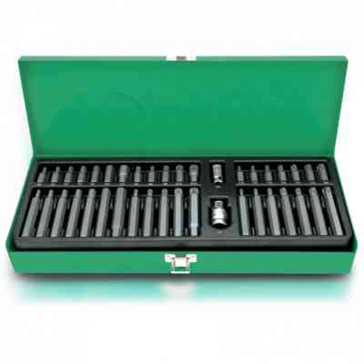 Набор бит Toptul 10мм HEX,TORX,SPLINE 40ед. (GAAD4002) Винница