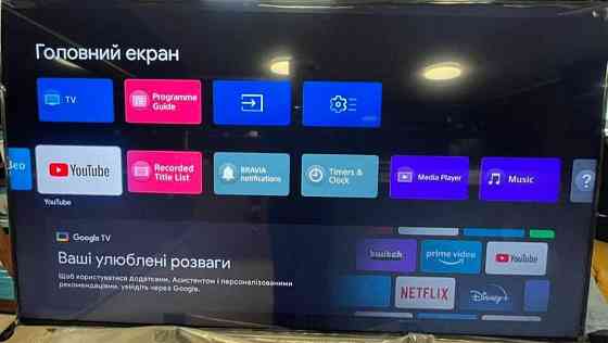 Телевізор 65" SONY (2022) 120Hz. 4K UHD Smart Український 65X89K. Новий! Київ