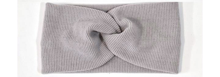 Повязка на голову из ангорки пудра Киев - изображение 1