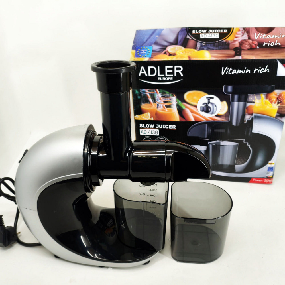 Соковитискач шнековий для цитрусових фруктів та овочів Adler AD 4130 домашній електричний на 150Вт GP-17 Львів - фото 11