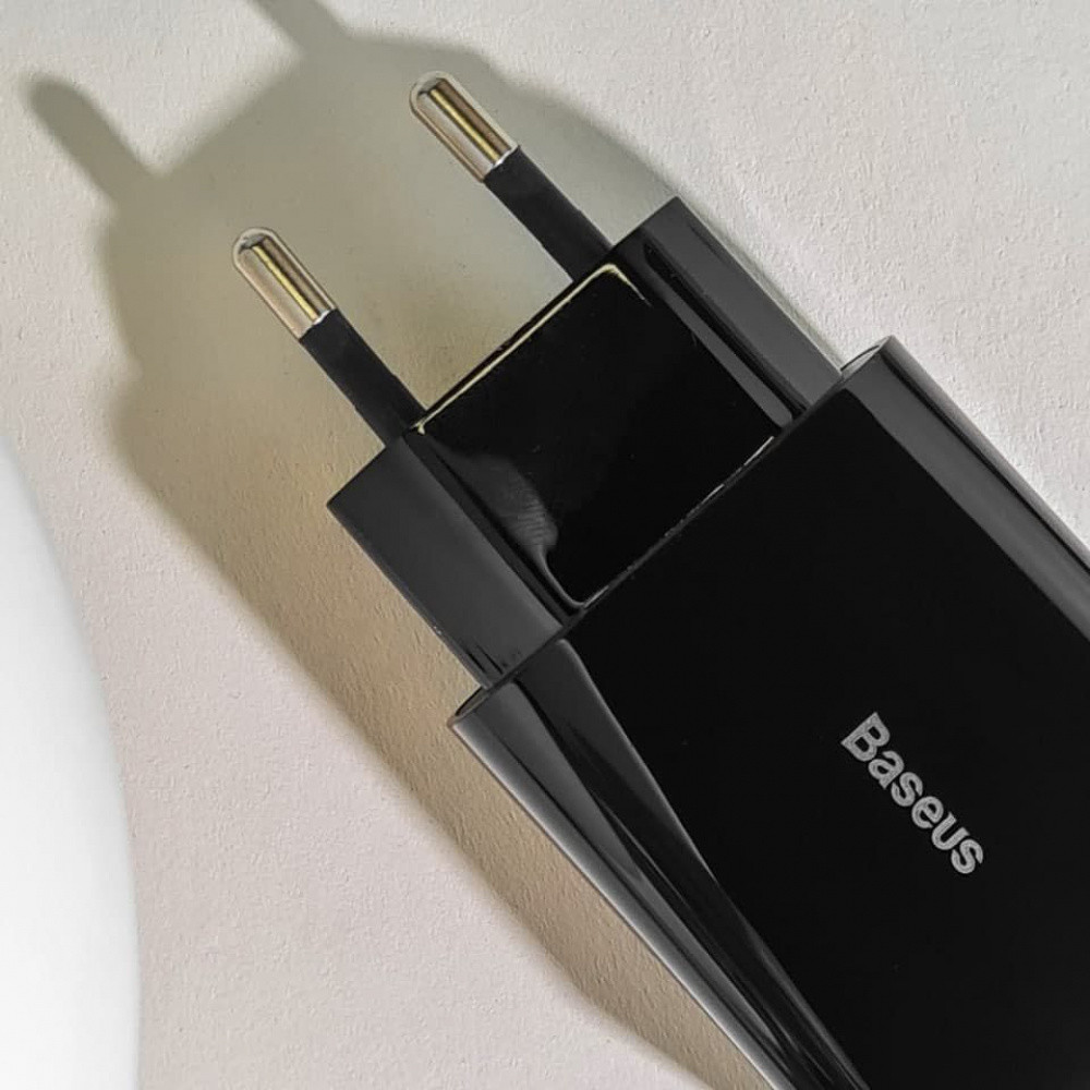 Мережевий зарядний пристрій Baseus Speed Mini PD Charger 20W 1 Type-C чорний Львів - фото 4