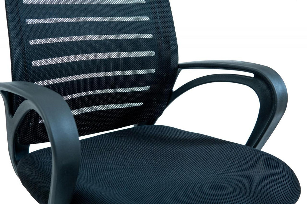 Офісне Крісло Керівника Richman Flush Сітка Хром М1 Tilt Чорний Київ - фото 4