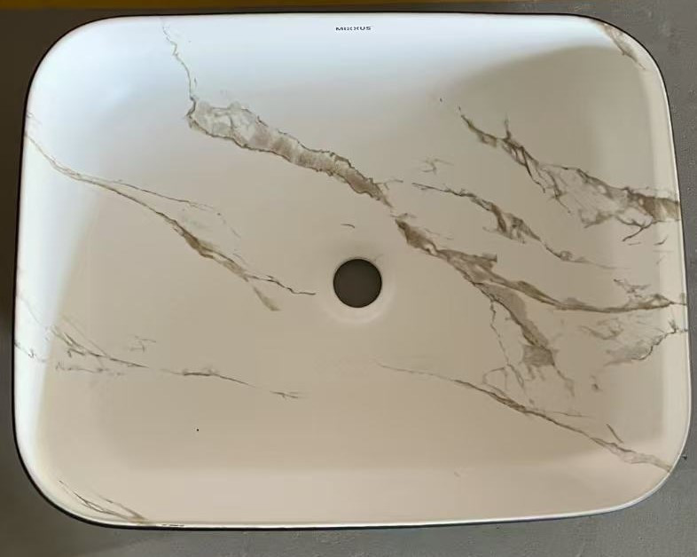 Раковина накладна MIXXUS PREMIUM DIVERSE-0110 MARBLE-BLACK 500х390х130mm   ( MP6517 ) 23922 Харьков - изображение 7