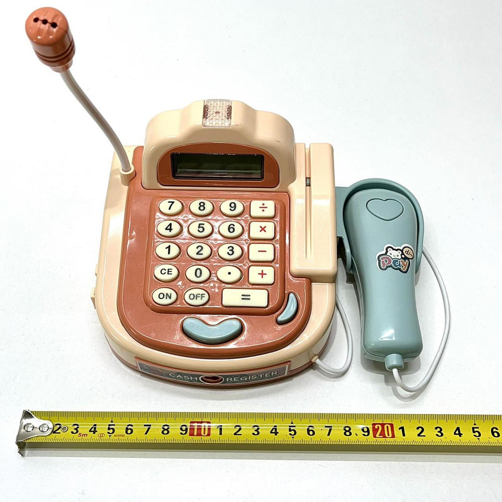 Касовий апарат Xie Toys з мікрофоном/сканером та продуктами (6761A) Чернигов - изображение 7
