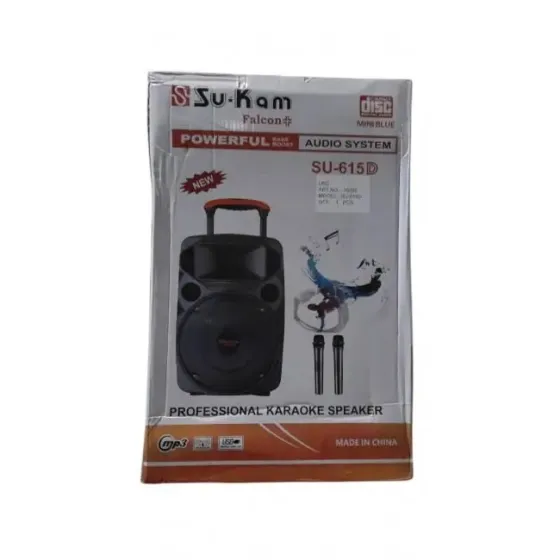 Портативная колонка с двумя радиомикрофонами Su‑Kam SU 615 Коломыя